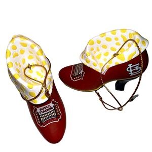 St. Louis Cardinals High Heel Shoe Ornament Busch Stadium Decor